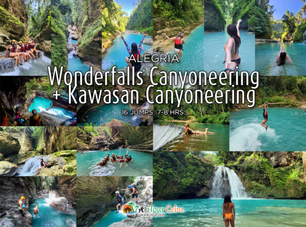 Alegria Wonderfalls to Kanlaob Falls and Badian Canyoneering Kawasan Falls